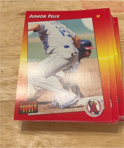 1992 Donruss Triple Play #168 Junior Felix — front