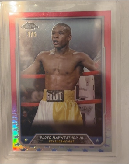 2024 Topps Chrome Boxing #33 Floyd Mayweather Jr. — front