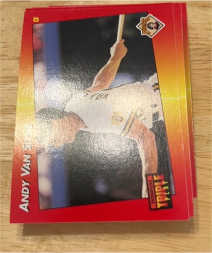 1992 Donruss Triple Play #148 Andy Van Slyke — front