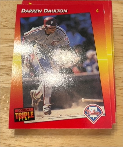 1992 Donruss Triple Play #143 Darren Daulton — front
