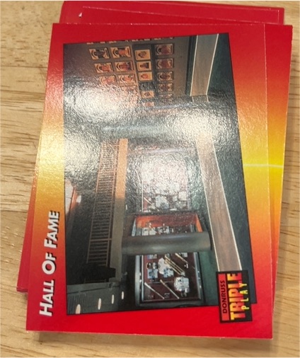 1992 Donruss Triple Play #136 Hall of Fame — front