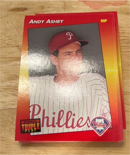 1992 Donruss Triple Play Andy Ashby — front