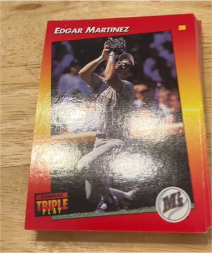 1992 Donruss Triple Play #127 Edgar Martinez — front