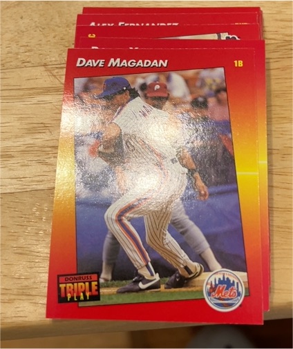 1992 Donruss Triple Play #82 Dave Magadan — front