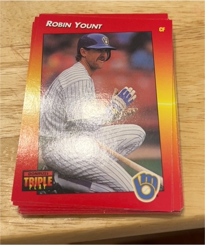 1992 Donruss Triple Play #81 Robin Yount — front