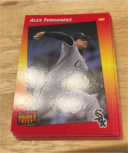 1992 Donruss Triple Play #74 Alex Fernandez — front