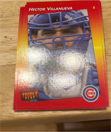 1992 Donruss Triple Play #28 Hector Villanueva — front