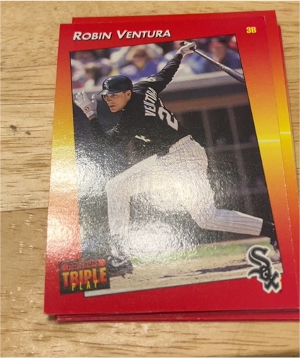 1992 Donruss Triple Play #17 Robin Ventura — front