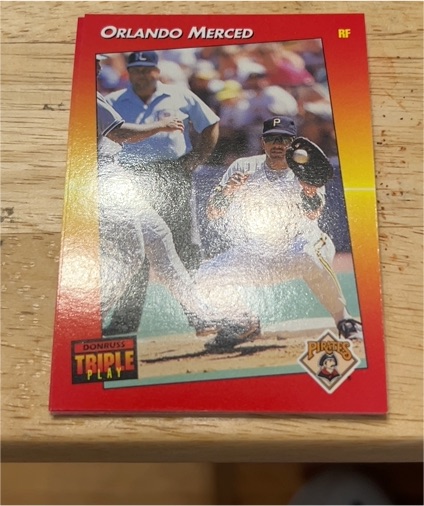 1992 Donruss Triple Play #16 Orlando Merced — front