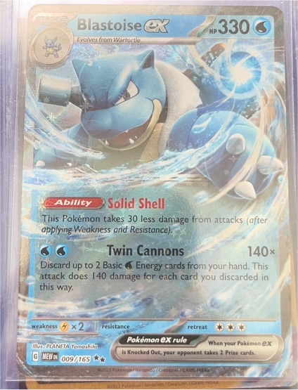 2023 Pokémon SV: Scarlet & Violet 151 #009 Blastoise ex — front