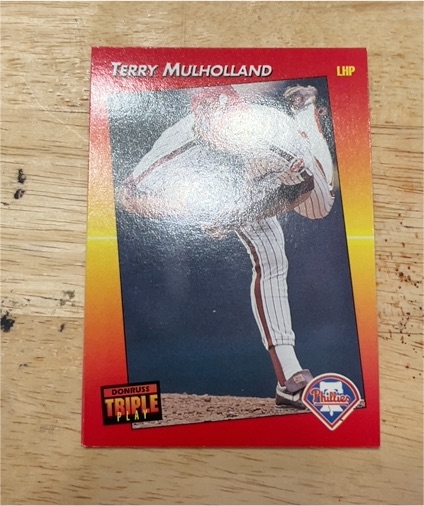 1992 Donruss Triple Play #11 Terry Mulholland — front