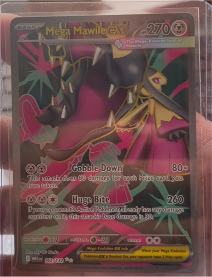 Pokémon TCG Mega Evolutions Mega Mawile ex 162/132 Ultra Rare — front