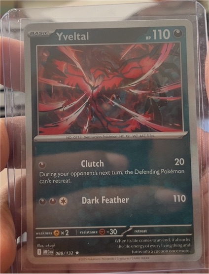 2025 Pokémon ME01: Mega Evolution #088 Yveltal — front