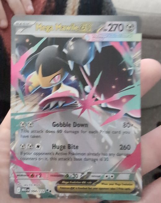 2025 Pokémon Mega Evolution #094 Mega Mawile EX — front
