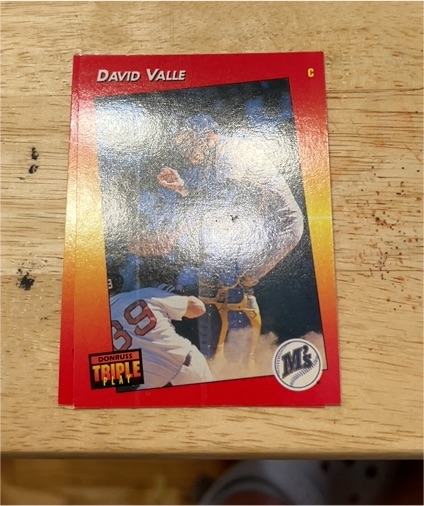 1992 Donruss Triple Play #5 Dave Valle — front