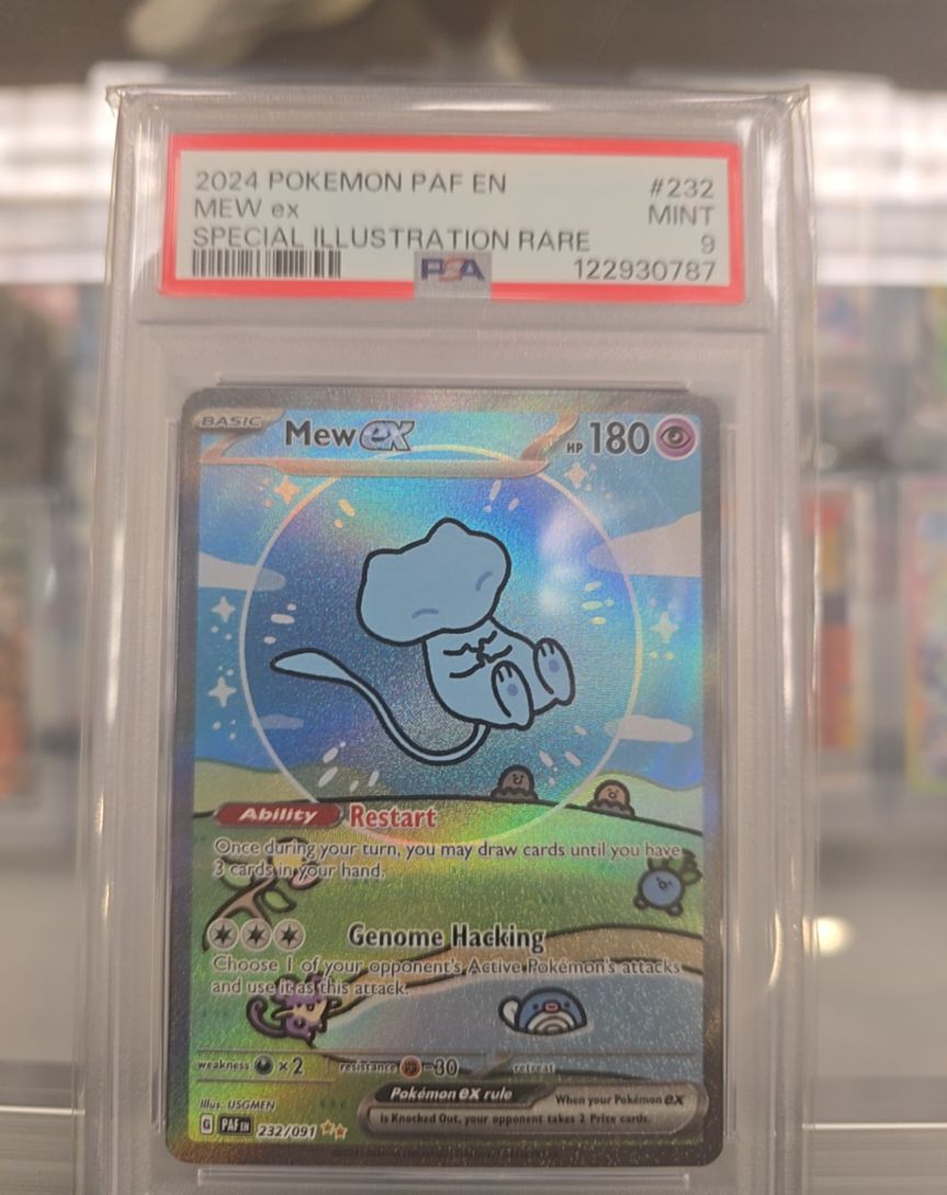 2024 Pokemon PAF EN #232 Mew EX Special Illustration Rare — front