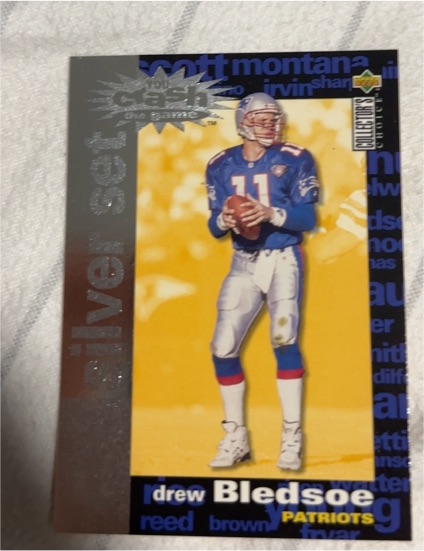 1995 Collector's Choice #C9 Drew Bledsoe You Crash the Game Silver Set — front