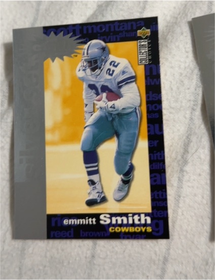 1995 Collector's Choice #C15 Emmitt Smith Dallas Cowboys — front