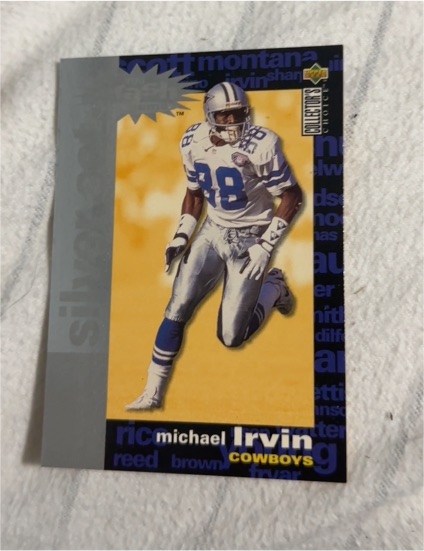 1995 Upper Deck Collector's Choice #C27 Michael Irvin — front