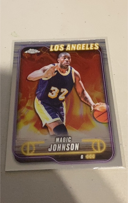 2024-25 Topps Chrome #144 Magic Johnson — front