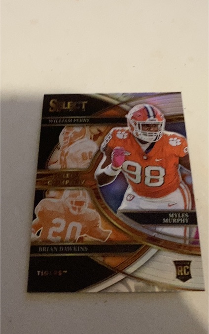 2023 Panini Select Draft Picks #SC-CL William Perry, Myles Murphy, Brian Dawkins — front