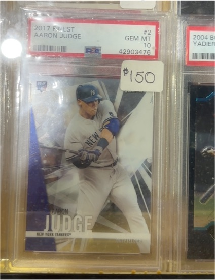2017 Topps Finest #2 Aaron Judge — front