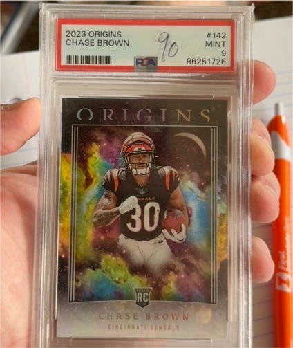 2023 Panini Origins #142 Chase Brown — front