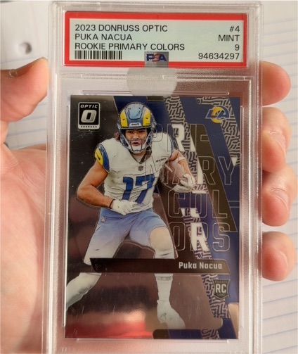 2023 Donruss Optic #4 Puka Nacua Rookie Primary Colors — front