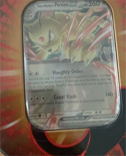 2025 Pokémon SV Destined Rivals #150 Team Rocket's Persian ex — front