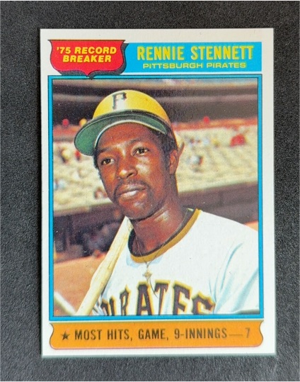 1976 Topps #6 Rennie Stennett — front