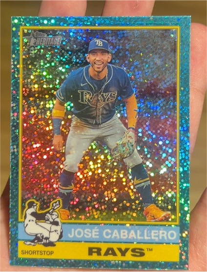 2025 Topps Heritage #85 José Caballero — front