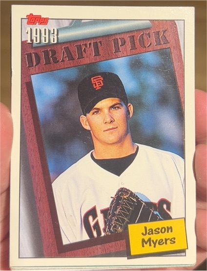 1994 Topps #754 Jason Myers — front