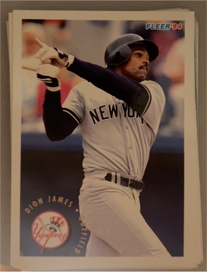 1994 Fleer #232 Dion James — front