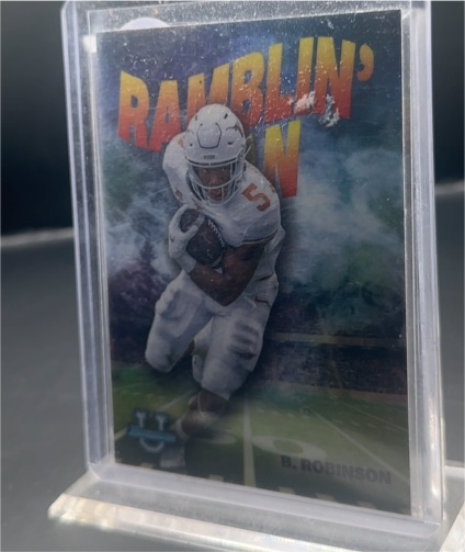 2022 Bowman University Chrome Ramblin' Man #RM-1 Bijan Robinson — front