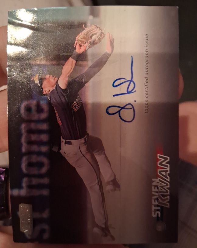 2023 Topps Stadium Club Autographs #SCBA-SK Steven Kwan — front