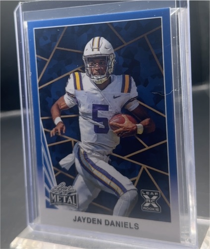 2024 Leaf Metal #RC Jayden Daniels — front