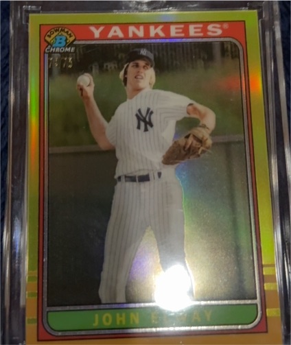 2020 Bowman Chrome Draft #BD-88 John Lacy — front
