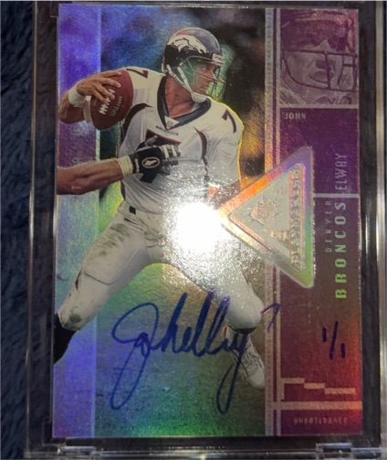 1998 Upper Deck SPx Playmakers #97 John Elway — front