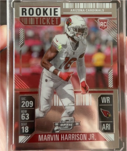 2024 Panini Contenders Optic #88 Marvin Harrison Jr. — front