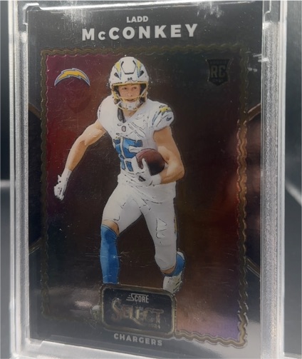 2024 Panini Select Score Select Throwback #25 Ladd McConkey — front