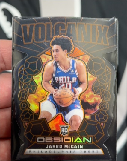 2024-25 Panini Obsidian Volcanix Jared McCain — front