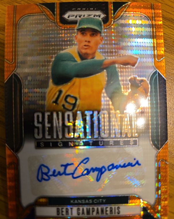 2025 Panini Prizm Sensational Signatures #SS-BC Bert Campaneris — front