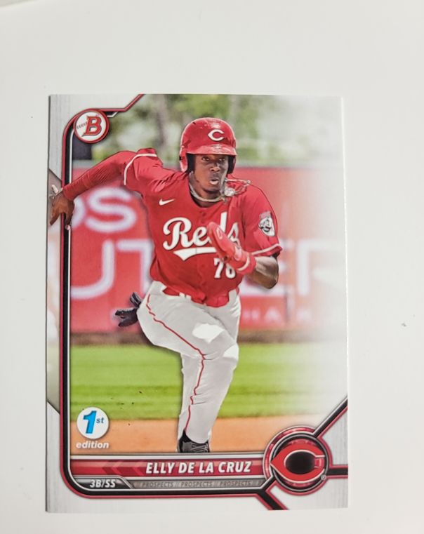 2022 Bowman Draft 1st Edition #BD-80 Elly De La Cruz — front
