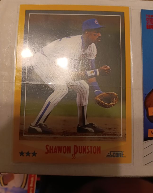 1988 Score #529 Shawon Dunston — front