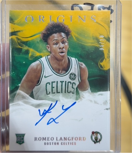 2019-20 Panini Origins #105 Romeo Langford — front