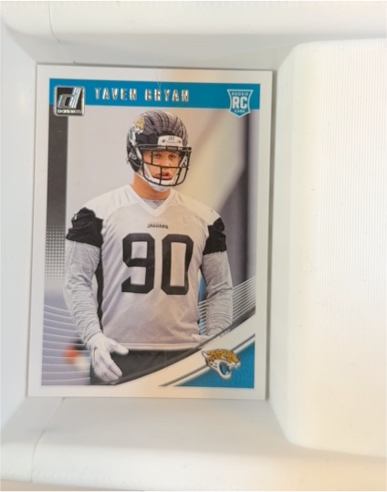 2018 Donruss #363 Taven Bryan Rookie Card — front