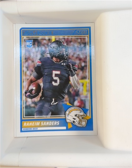 2025 Panini Score #45 Raheim Sanders — front