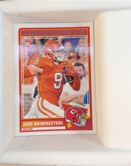 2025 Panini Score #74 Jake Briningstool Rookie — front