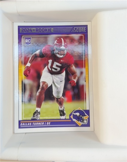 2024 Panini Score #308 Dallas Turner — front