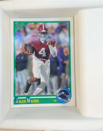 2025 Panini Score #7 Jalen Milroe — front